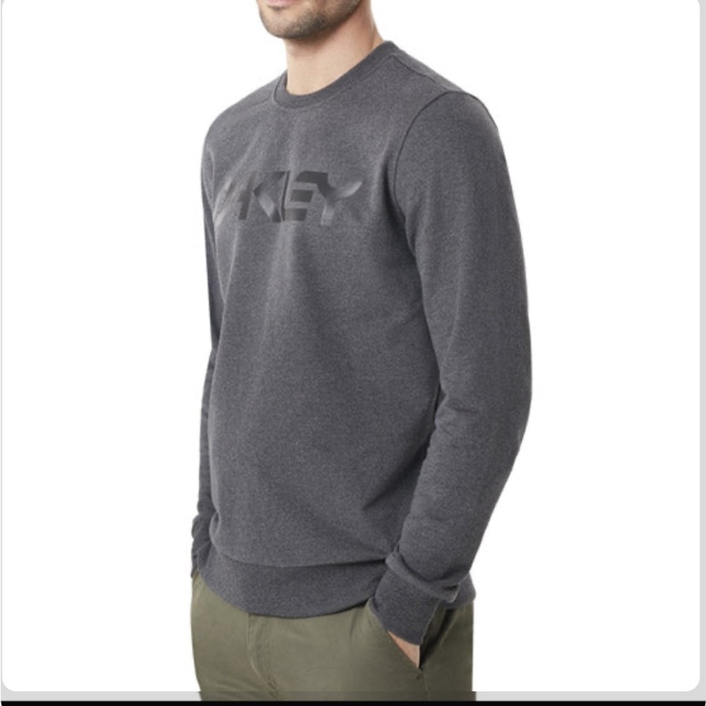 Oakley B1B Men’s Crew Sweatshirt Grey Sz Large Pullover Gorpcore Casual